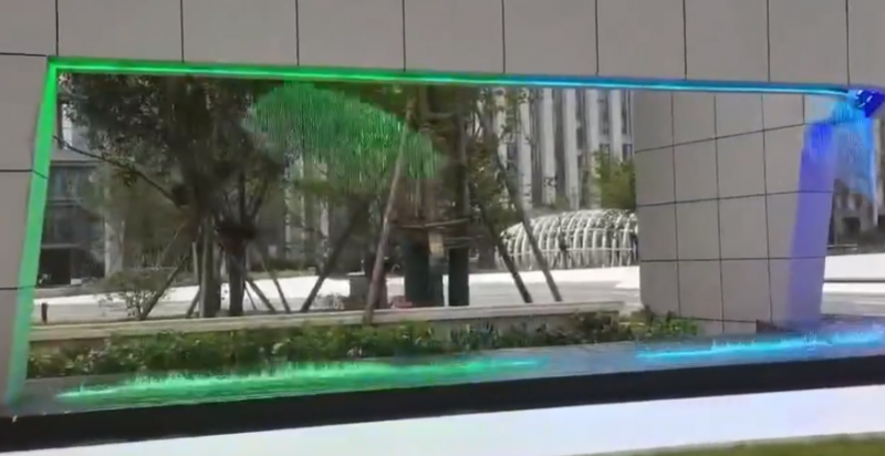 成都某開發(fā)商水簾項目